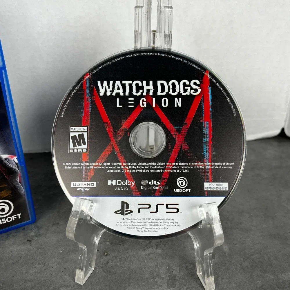 Watch‎ Dogs Legion Sony PlayStation 5 PS5 Ubisoft Action Adventure Game Disc
